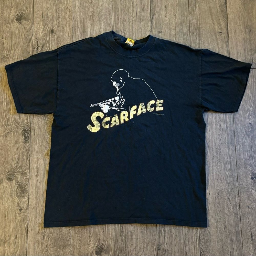 Vintage‎ Y2K Radio Days Scarface T Shirt Al Capone XL Mafia Mob